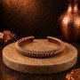 LAJA 1103 Çerağ Saf Bakır Sarmal Spiral Kelepçe Bileklik (El Yapımı Kalın Model)