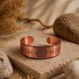 LAJA-1550 ANATOLIAN SEAL – Motifli El Yapımı Bakır Bileklik | Handmade Copper Bracelet