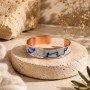 LAJA 2524 OCEAN VEIL – Okyanus Tonlarında Bakır Bileklik | Ocean Tone Copper Bracelet