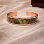 LAJA 2519 Verdura Aura Doğal Desenli Bakır Bileklik | Copper Bracelet – Wholesale & Retail