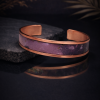 LAJA 2518 Violet Nebula Özel Tasarım Bakır Bileklik | Toptan & Perakende | Handmade Copper Bracelet