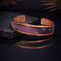 LAJA 2518 Violet Nebula Özel Tasarım Bakır Bileklik | Toptan & Perakende | Handmade Copper Bracelet