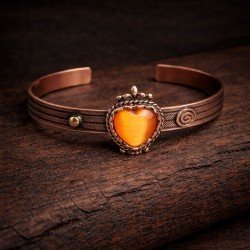 laja-4000s2-dogal-tas-detayli-el-yapimi-bakir-bileklik Doğal taş detaylı, bakır gövdeli el yapımı LAJA-4000S2 bileklik modeli