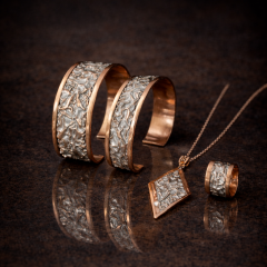 Bakır bileklik, bakır yüzük, bakır kolye, bakır küpe  