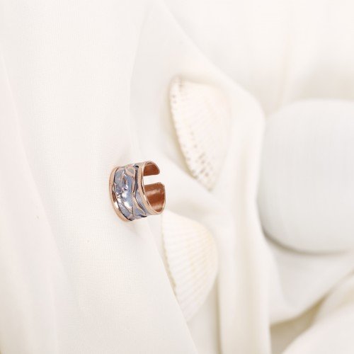 LAJA-2003 El Yapımı Buruşuk Desenli Bakır Yüzük - Üsküp Rüya Koleksiyonu LAJA-2003 El Yapımı Buruşuk Desenli Bakır Yüzük - Üsküp Rüya Koleksiyonu