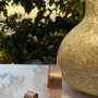 LAJA-2014 El Yapımı Dövme Desenli Bakır Bileklik - Bakır Yüzük 2'li Set