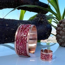 LAJA-2004 – Ateşin Dansı - Bakır Bileklik, Bakır Yüzük, Bakır Bilezik, Bakır Küpe Takı Seti #jewelry LAJA-2004 – Ateşin Dansı - Bakır Bileklik, Bakır Yüzük, Bakır Bilezik, Bakır Küpe Takı Seti #jewelry