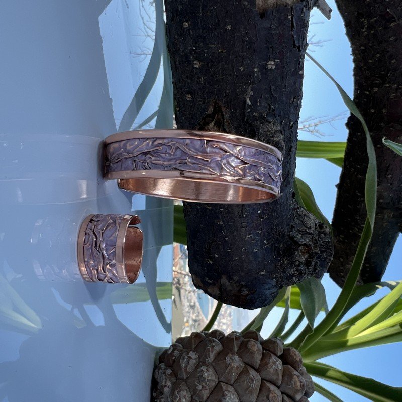 LAJA-2011 Soft Lila – 2’li Bakır Takı Seti LAJA-2011 Soft Lila – 2’li Bakır Takı Seti